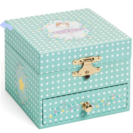 Boîte à bijoux musicale Délicate ballerine