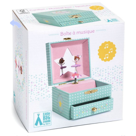 Boîte à bijoux musicale Délicate ballerine
