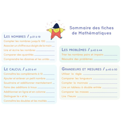 Chevalet Etoilium Notions essentielles Français et Mathématiques GS/CP/CE1