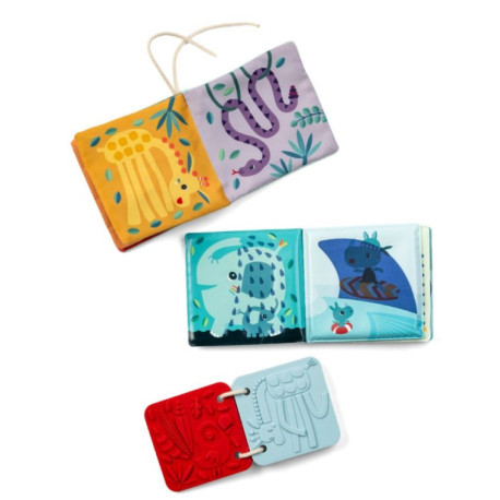 Set de naissance 3 livres sensoriels Jungle