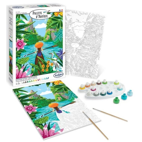 Palette d'artiste Lagon en Thaïlande