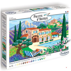 Palette d'artiste La Provence