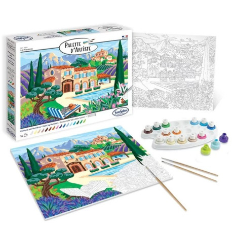 Palette d'artiste La Provence