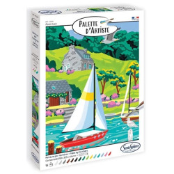 Palette d'artiste Pont-Aven