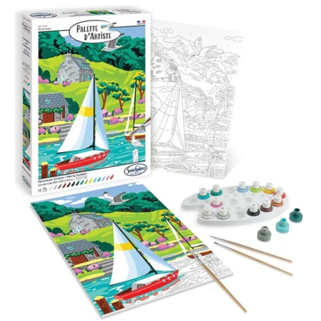 Palette d'artiste Pont-Aven