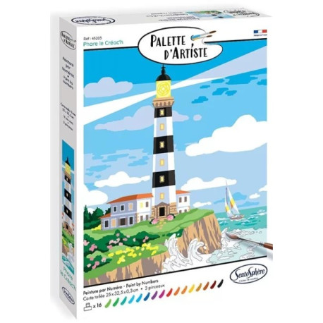 Palette d'artiste Le phare