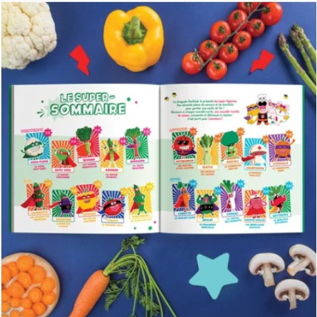 Livre Les super Légumes