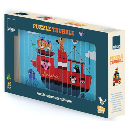 Coffret de 4 puzzles, les transports - Ingela P.Arrhenius 