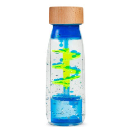 Petit Boum move bottle spiral blue