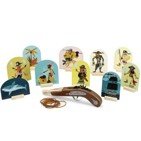 Pistolet élastique Pirates