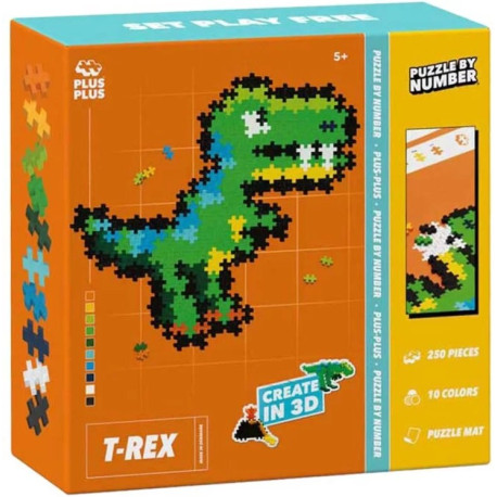 Puzzle Plus Plus T-Rex 250 pièces