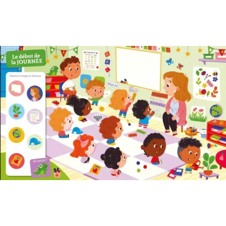 Cherche et trouve des tout-petits A la maternelle