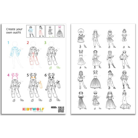 Kidydraw Pro Dessinons la mode