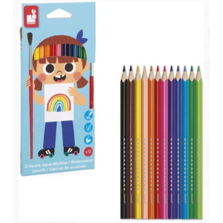 Crayons aquarellables