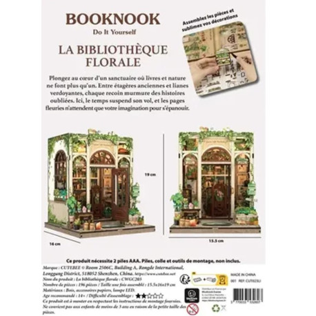Booknook La bibliothèque florale