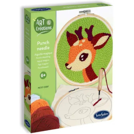 Punch needle Petit cerf