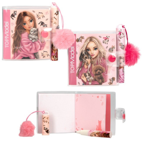 Mini-carnet avec stylo Top Model