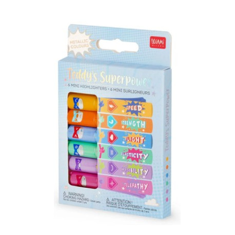 Teddy Superpower Mini surligneurs