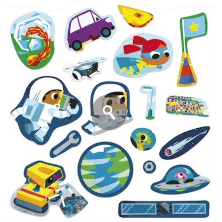 Cahier de stickers Aventuriers