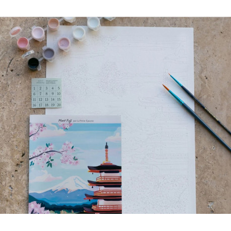 Peinture au numéro Mont Fuji