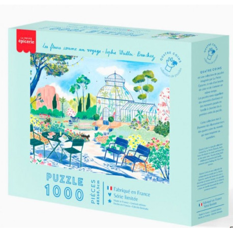 Puzzle Les fleurs comme un voyage 1000 pièces