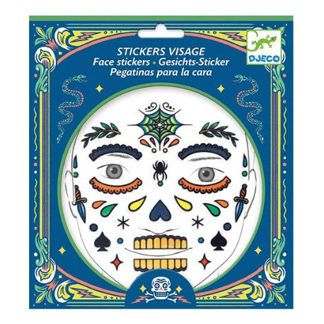 Stickers visage Skull 