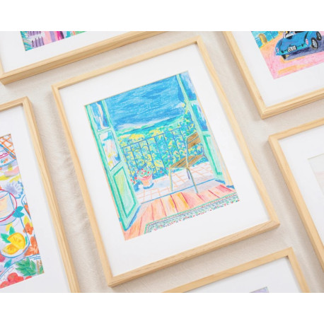 Petit pastel La mer pour horizon