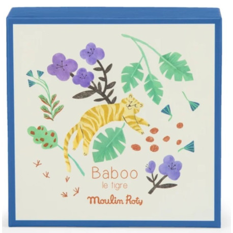 Doudou Tigre Baboo La forêt Mawa