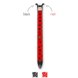 Stylo Click & clack Ladybug