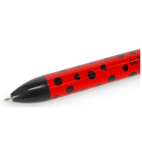 Stylo Click & clack Ladybug