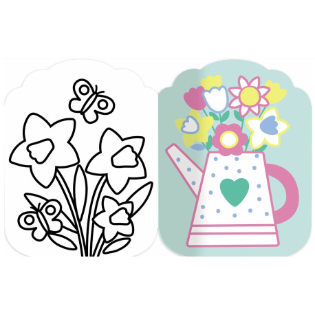 Je colorie sans dépasser Pâques