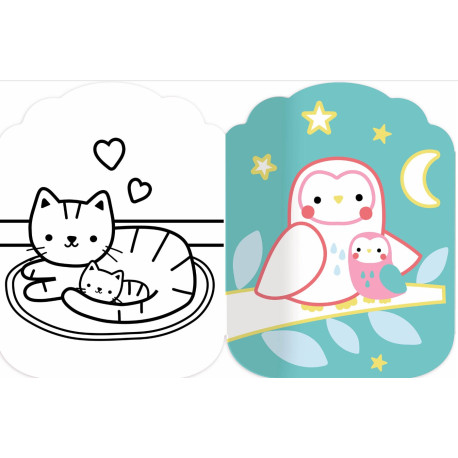 Je colorie sans dépasser Bébés animaux