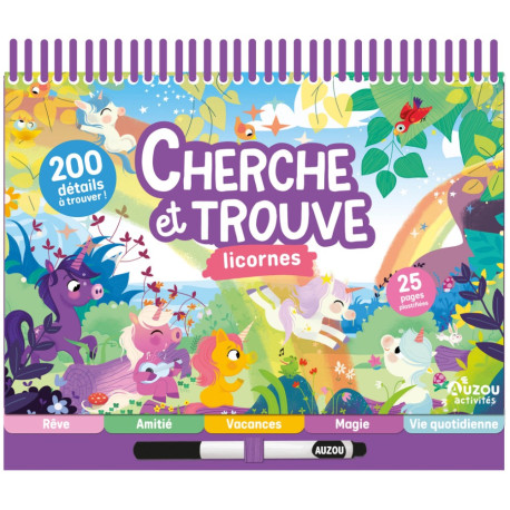 Cherche et trouve Licornes