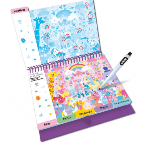 Cherche et trouve Licornes