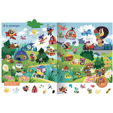 mon cherche et trouve surprise Les animaux