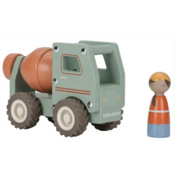 Camion toupie en bois