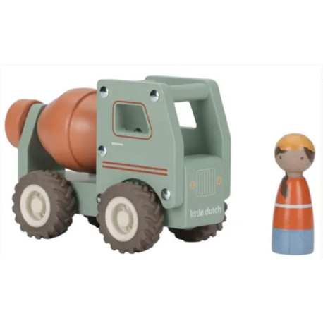 Camion toupie en bois