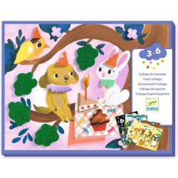 Collage de mousses Fêtes scintillantes