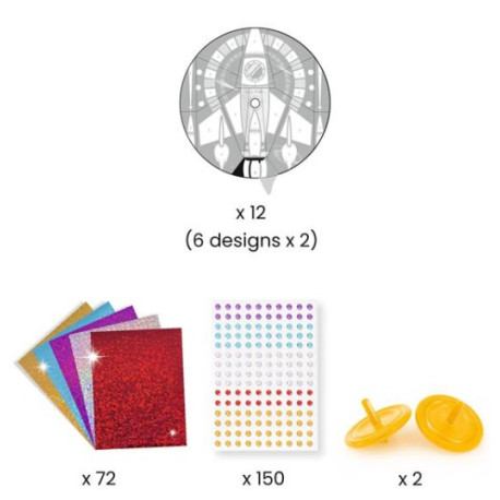 DIY Toupies Hypno cosmos