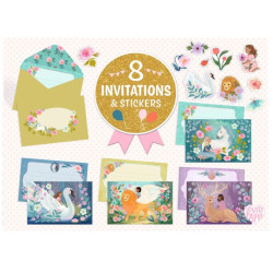 Cartes d'invitation Créatures merveilleuses