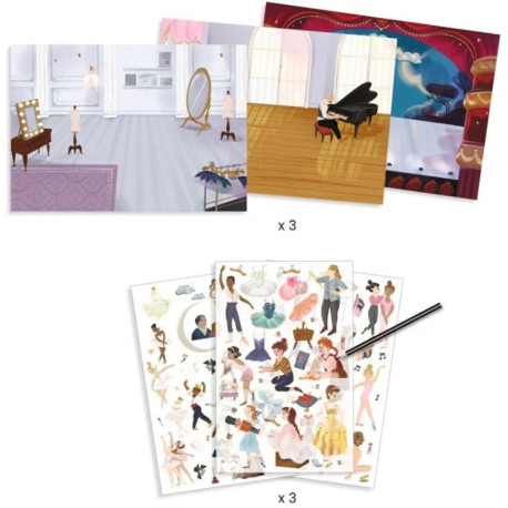 Décalcomanies Petits rats de l'Opéra