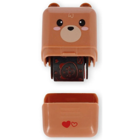 Tampon encreur roller Teddy bear