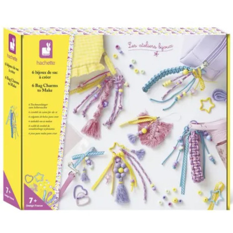 6 Bijoux de sac à créer