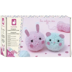 2 petits animaux pompons à créer