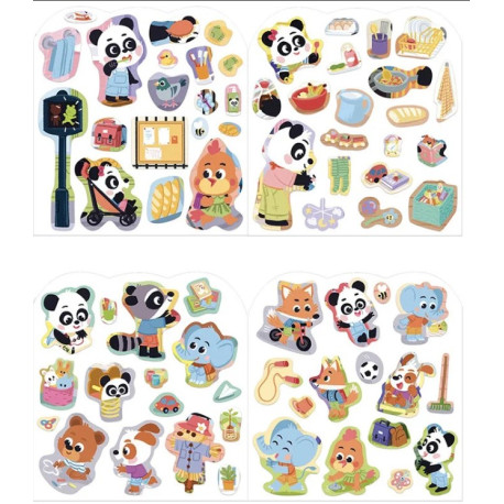 Cahier de stickers Ma journée