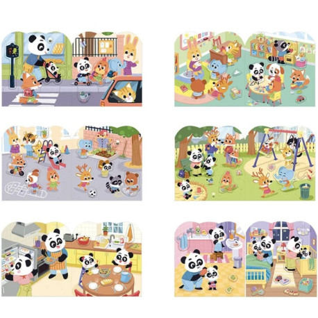 Cahier de stickers Ma journée