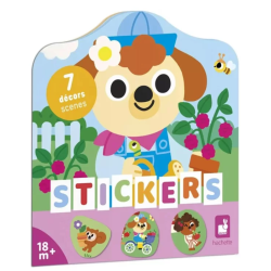 Cahier de stickers Le jardin