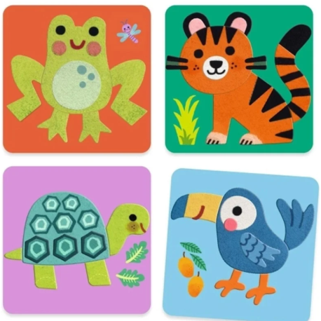 Tableaux de feutrine Animaux tout doux