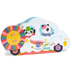 Puzzle Voiture nuage 16 pièces