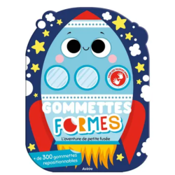 Gommettes formes L'aventure de petite fusée